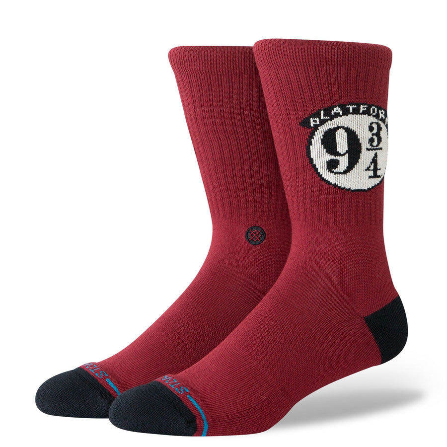 Stance Hogwarts Express Crew Socks Men's Casual Socks Stance Red L 