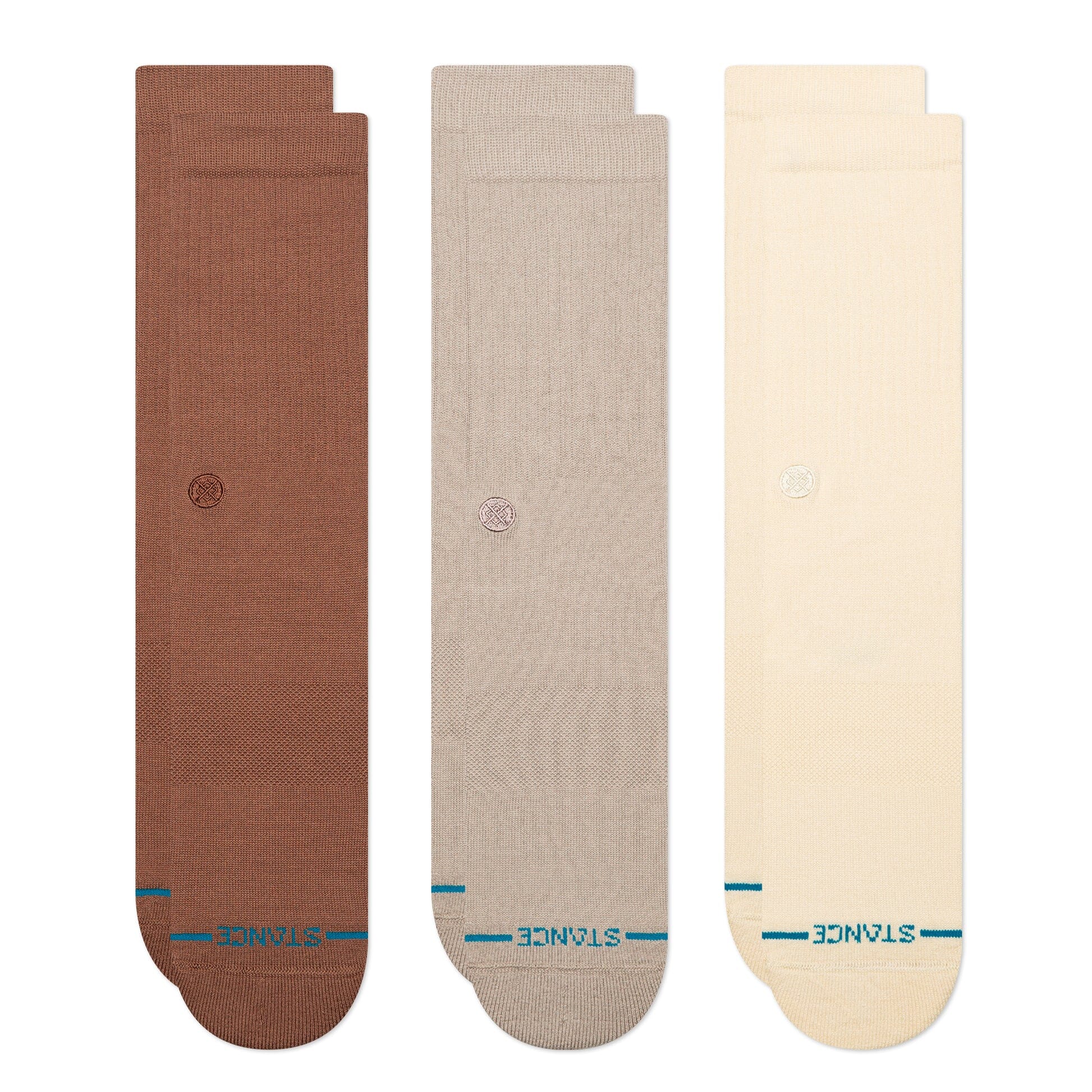 Stance Icon Crew 3-Pack Men's Casual Socks Stance