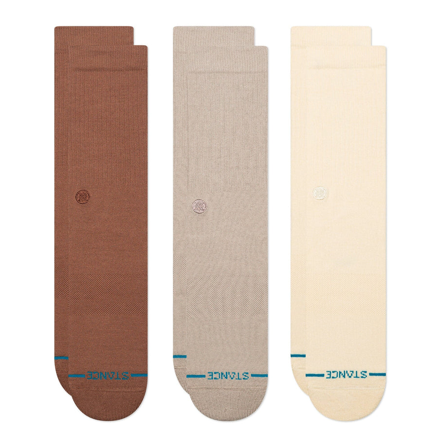 Stance Icon Crew 3-Pack Men's Casual Socks Stance 