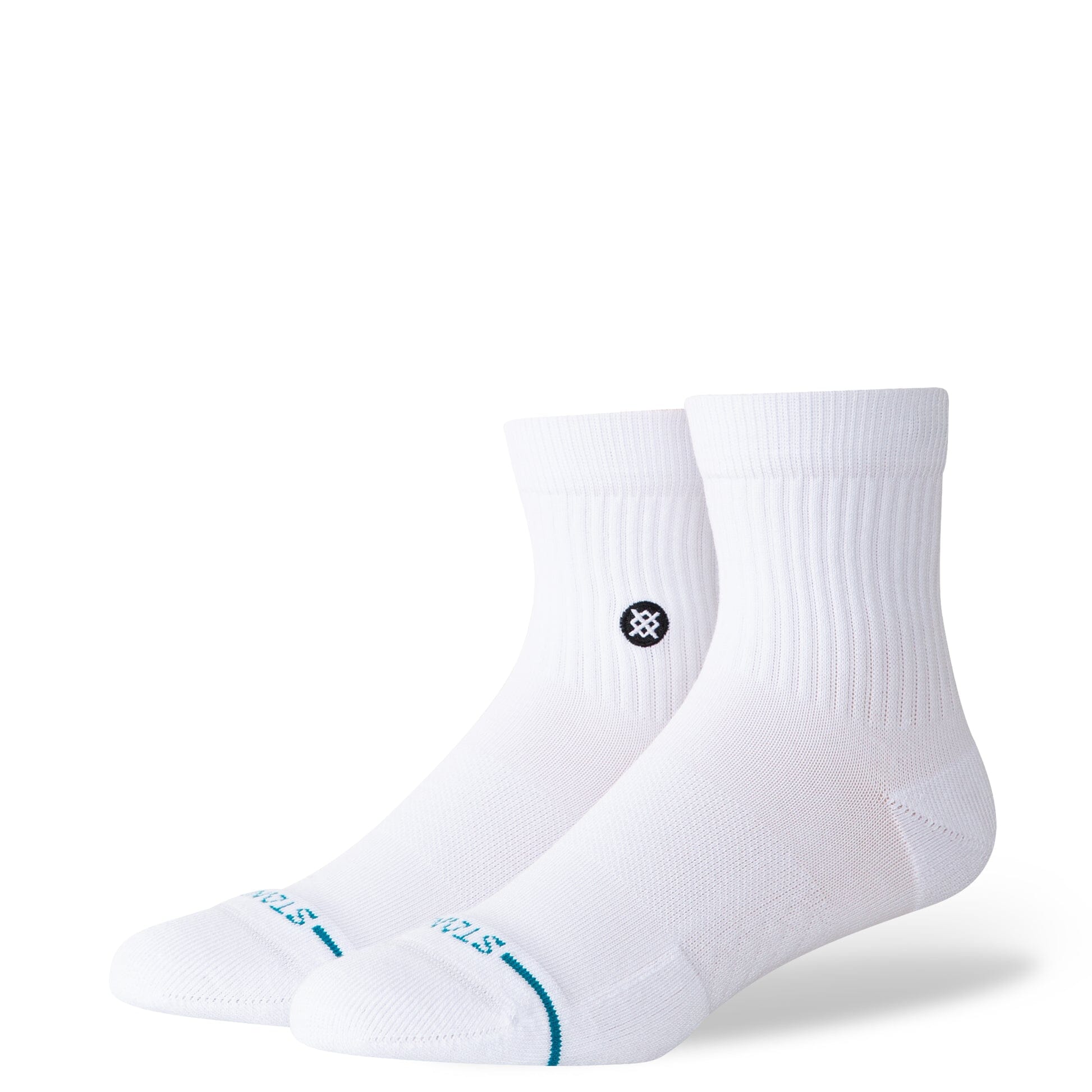 Stance Icon Quarter Socks Men's Casual Socks Stance White M