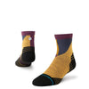 Stance Light Performance Wool Quarter Socks Accessories Stance Vertical - Gold L 