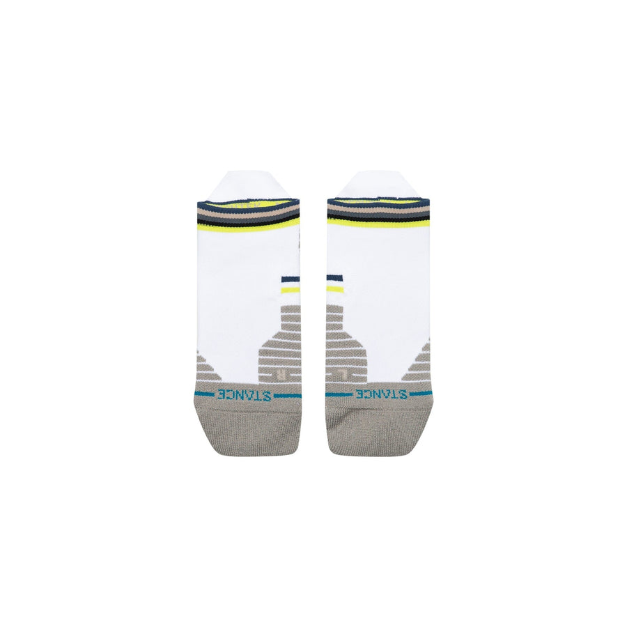 Stance Line Up Mid Tab Socks Men's Performance Socks Stance White L 