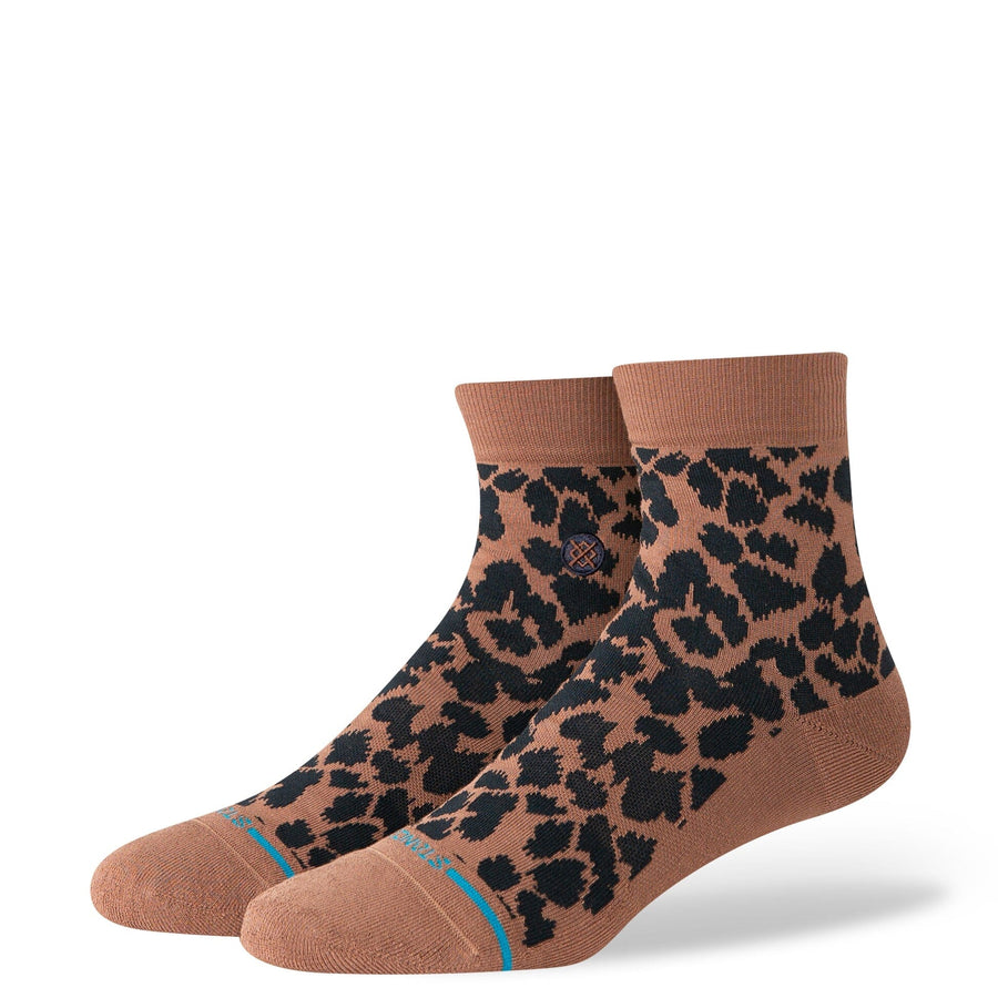 Stance Love Leopard Lowrider Women's Casual Socks Stance Brown M 