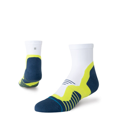 Stance Pace Light Quarter Socks Men's Performance Socks Stance Volt L