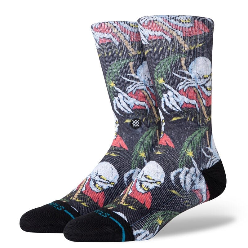 Stance Poly Blend Crew Socks Accessories Stance Palm Slayer - Black L
