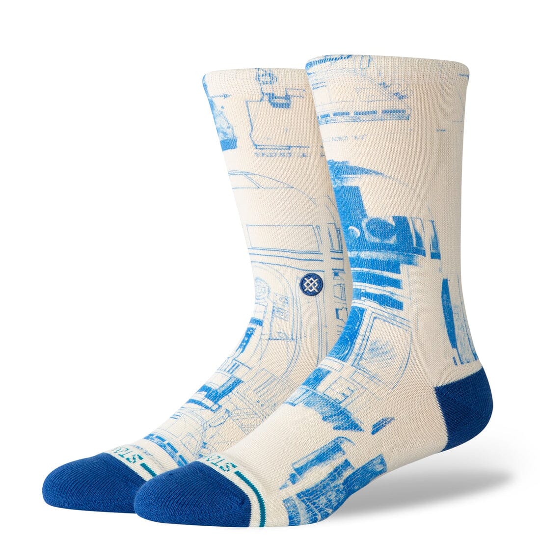Stance R2 D2 Star Wars Crew Socks Accessories Stance L