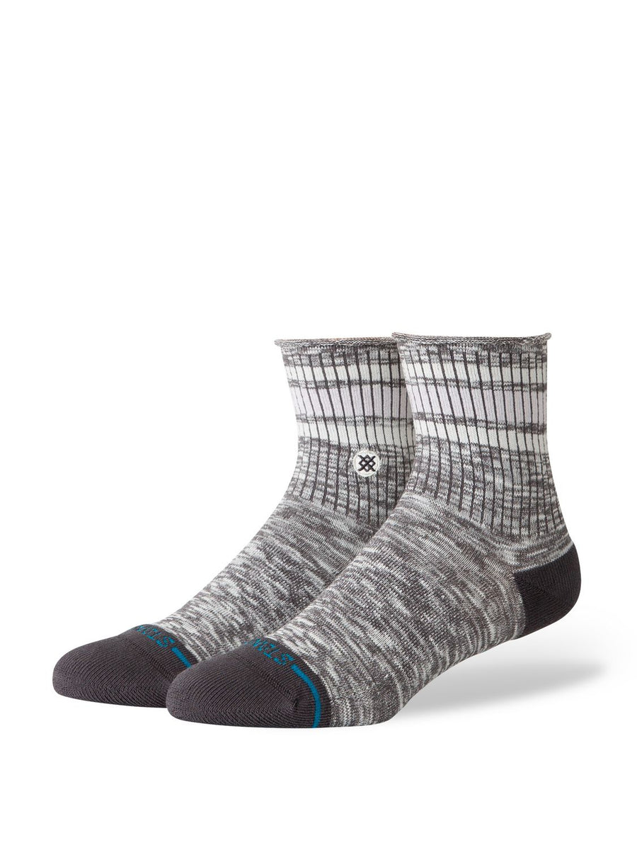 Stance Rolled Boyd Quarter Socks Women's Casual Socks Stance Dark Grey M 