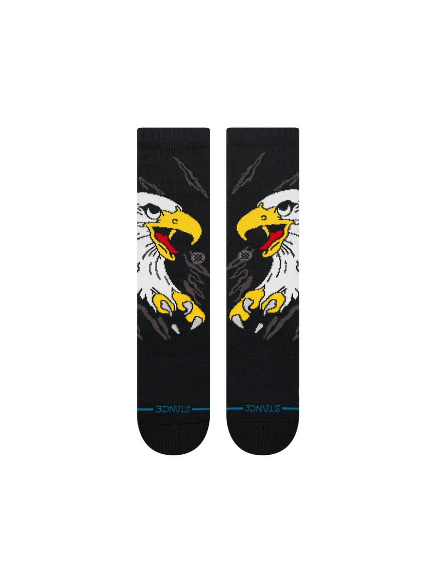 Stance Screamin Eagle Crew Socks Men's Casual Socks Stance Black L 