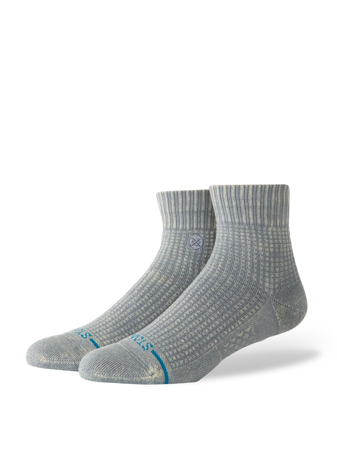 Stance Solid Waffle Quarter Socks Women's Casual Socks Stance Iceberg M