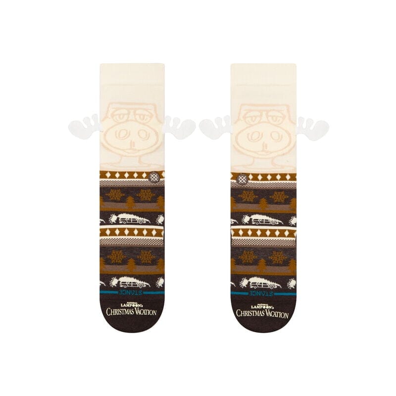 Stance x Christmas Vacation Crew Socks Accessories Stance Have Some Eggnog - Dark Brown L 