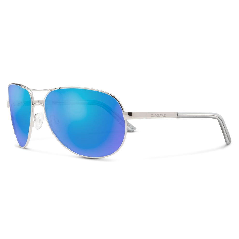 Suncloud Aviator Sunglasses Suncloud Silver/Blue Mirror