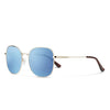 Suncloud Beverly Sunglasses Eyewear Suncloud Gold/Polarized Aqua Mirror 