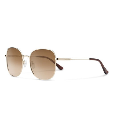 Suncloud Beverly Sunglasses Eyewear Suncloud Gold/Polarized Brown Gradient