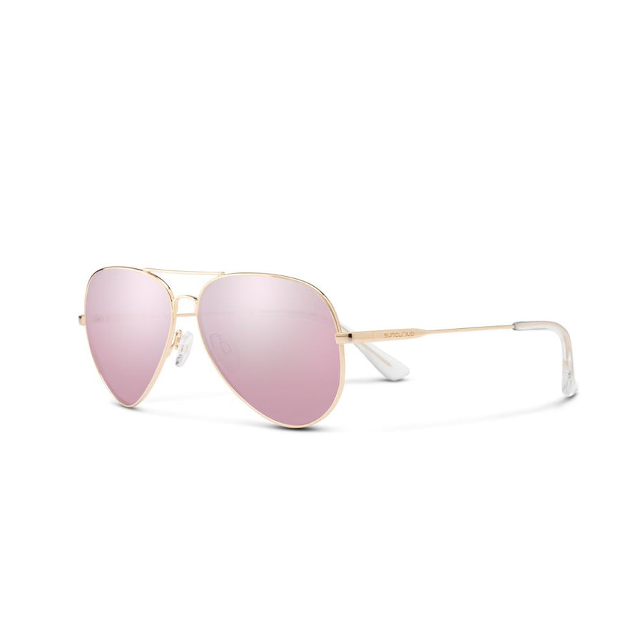 Suncloud Hard Deck Sunglasses Eyewear Suncloud Gold/Polarized Aqua Mirror 
