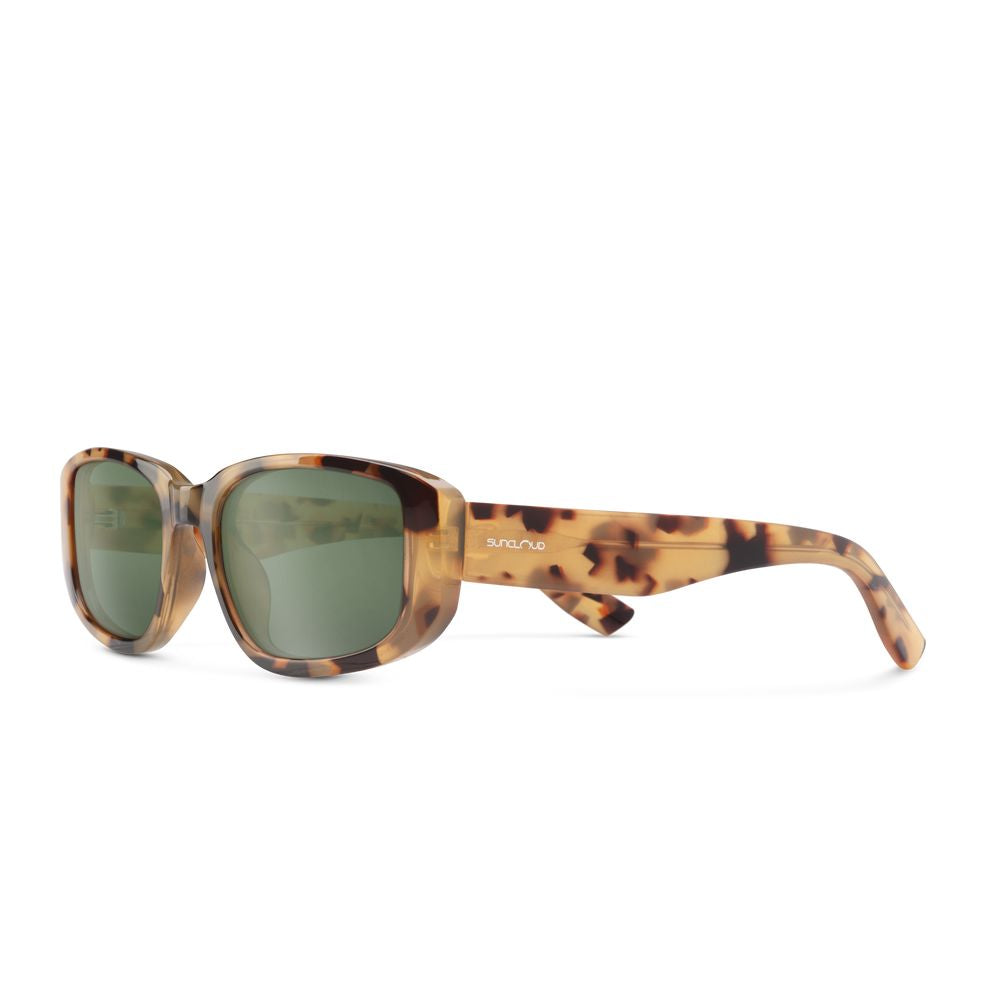 Suncloud Lane Sunglasses Eyewear Suncloud Yellow Tortoise/Polarized Gray Green