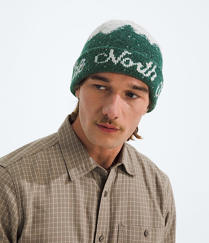 The North Face Cabin Mountainscape Beanie Hats The North Face