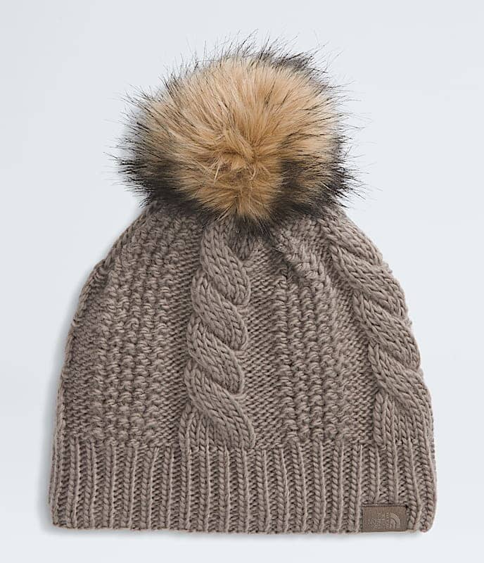 The North Face Oh Mega Fur Pom Lined Beanie Hats The North Face