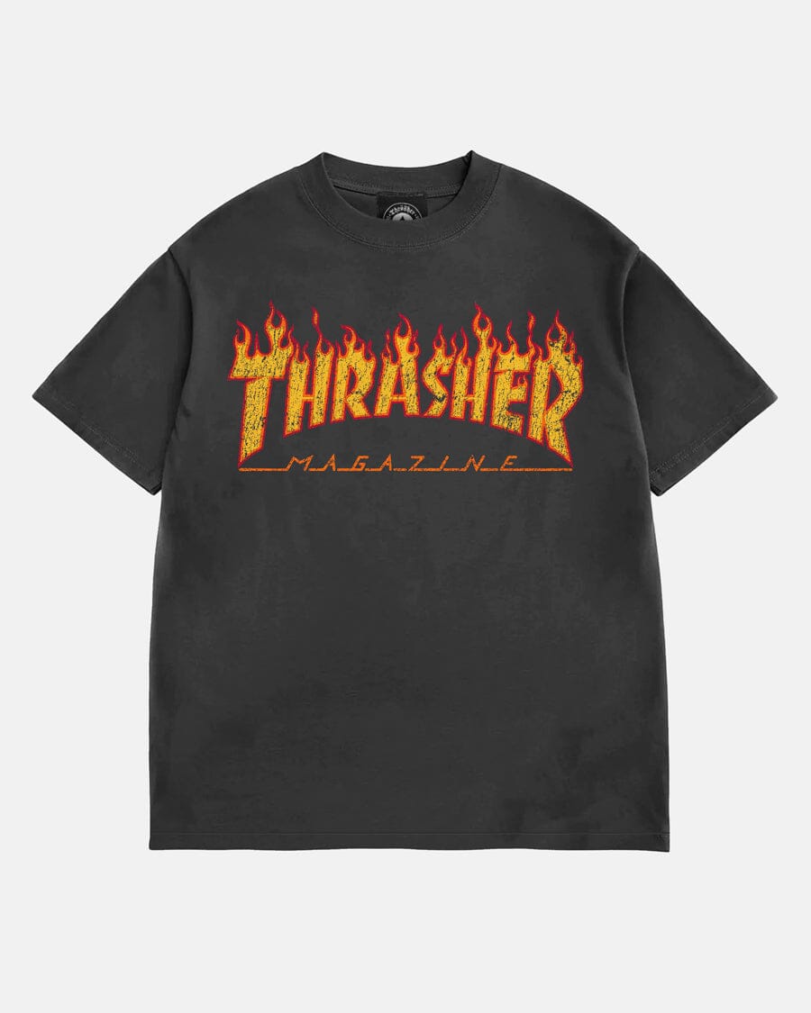 Thrasher Flame Vintage T-Shirt T-Shirt Eastern Skateboard Supply 