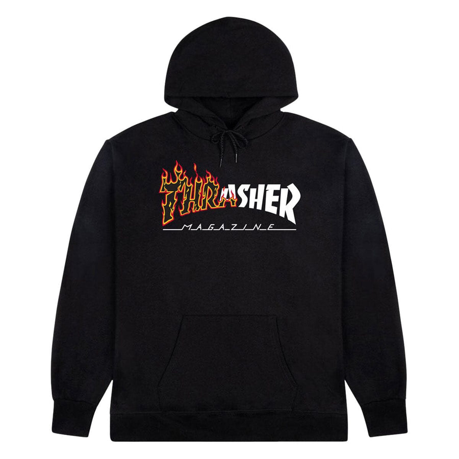 Thrasher Ignite Hoodie (Black) Men's Skate Sweatshirts Eastern Skateboard Supply 