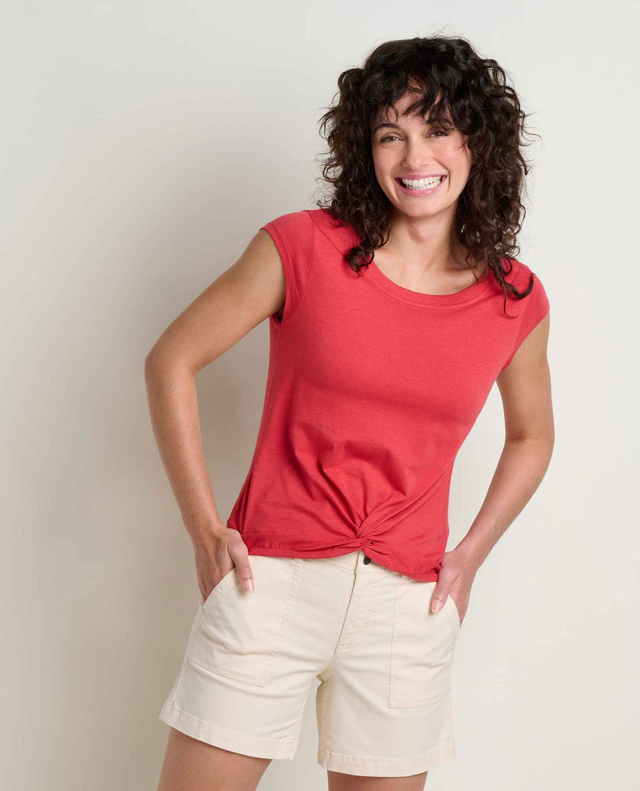 Toad&Co - Anza Tee S26: Crabapple / XS Toad&Co 