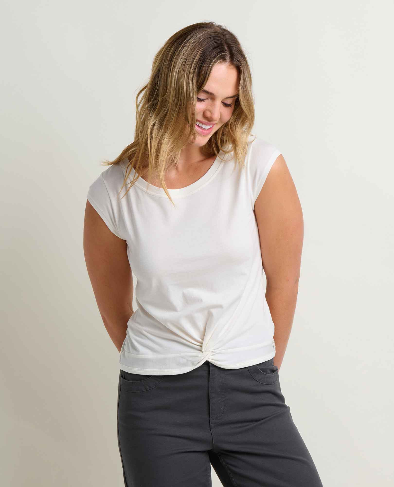 Toad&Co - Anza Tee S26: Crabapple / XS Toad&Co