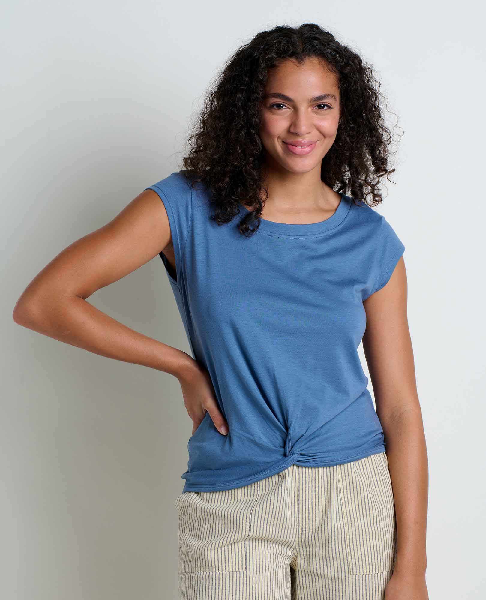 Toad&Co - Anza Tee S26: Crabapple / XS Toad&Co