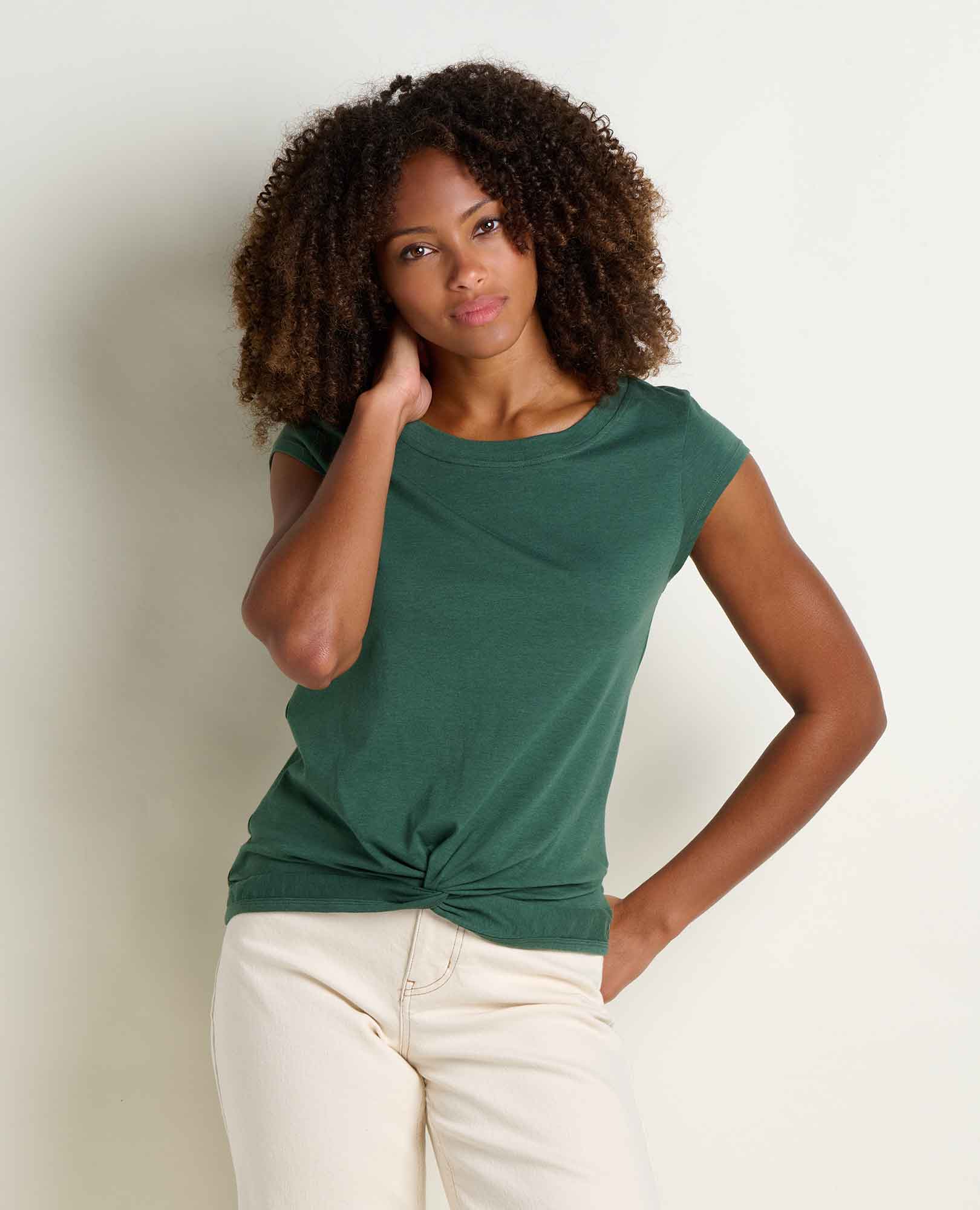Toad&Co - Anza Tee S26: Crabapple / XS Toad&Co
