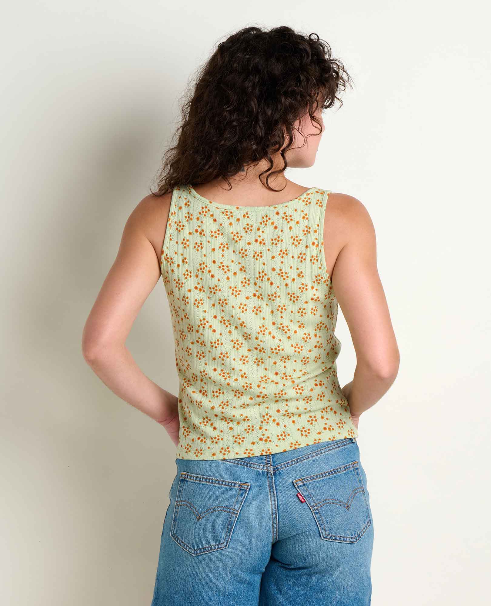 Toad&Co - Foothill Pointelle Henley Tank S26: Salt / L Toad&Co