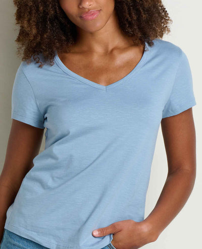 Toad&Co - Marley Tee S26: Weathered Blue / XS Toad&Co