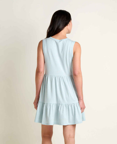 Toad&Co - Marley Tiered Tank Dress S26: Skyway Pattern / XL Toad&Co