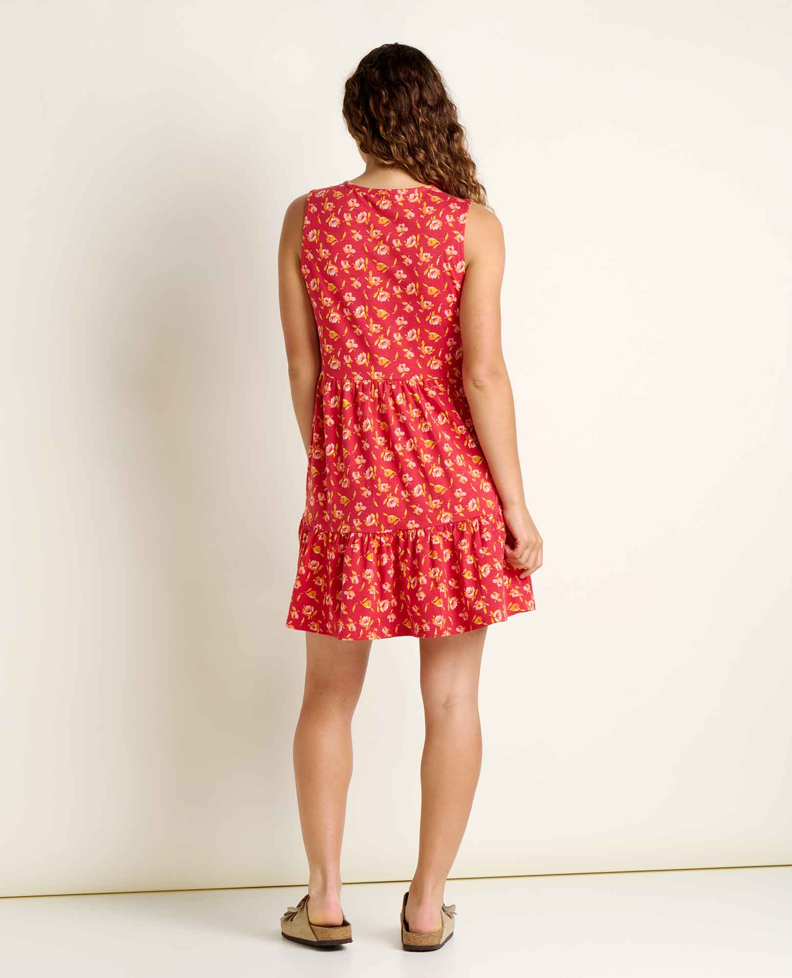 Toad&Co - Marley Tiered Tank Dress S26: Skyway Pattern / XL Toad&Co