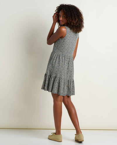 Toad&Co - Marley Tiered Tank Dress S26: Skyway Pattern / XL Toad&Co