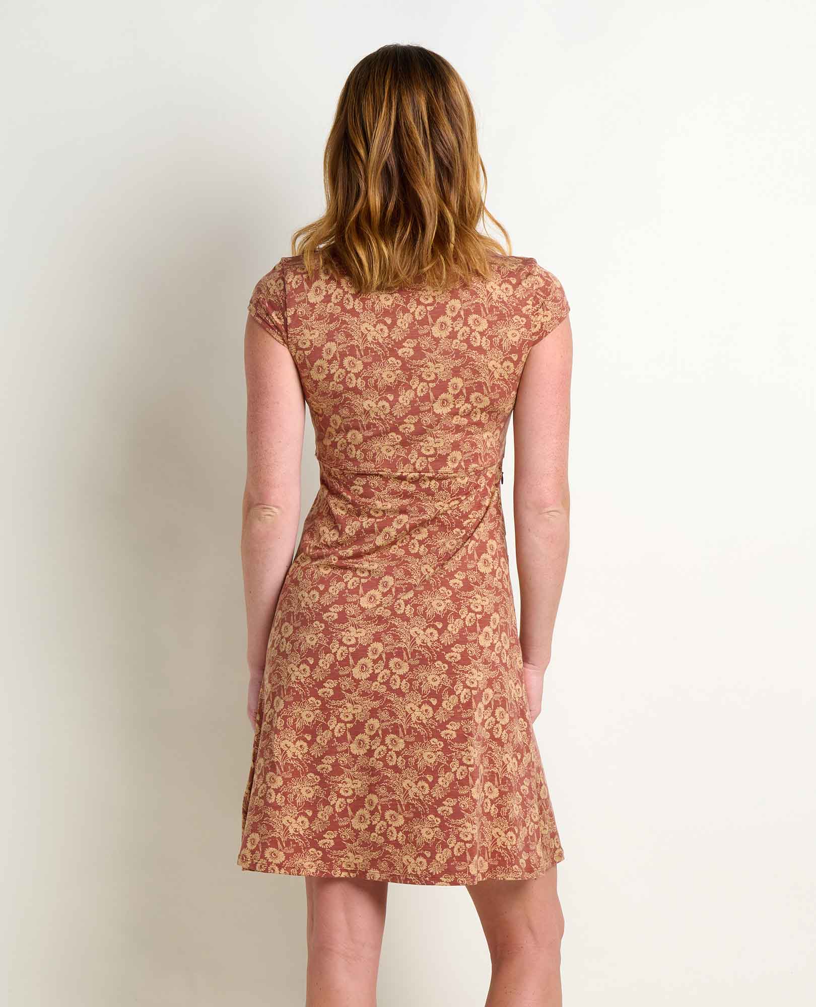 Toad&Co - Rosemarie Dress S26: Black and Salt Print / L Toad&Co
