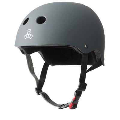 Triple 8 Certified Sweatsaver Helmet Skate Safety Gear Triple 8 Carbon Matte XS/S