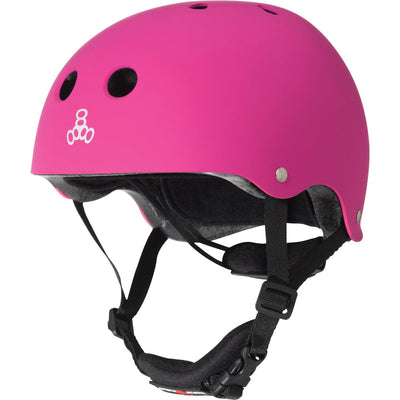 Triple 8 Lil 8 Youth Skate Helmet Skate Safety Gear Triple 8 Pink