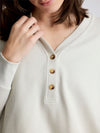 Waffle Long Sleeve Henley - Women's General Free Fly