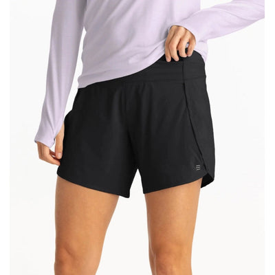 Women's Bamboo-Lined Breeze Short - 6 Apparel & Accessories Free Fly Apparel Black M