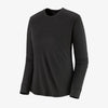 Women's L/S Cap Cool Merino Blend Shirt Apparel & Accessories Patagonia Black XL