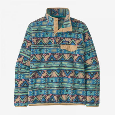 Women's LW Synch Snap-T P/O Apparel & Accessories Patagonia High Hopes Geo: Salamander Green L