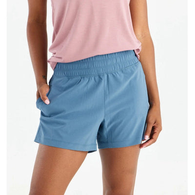 Women's Pull-On Breeze Short Apparel & Accessories Free Fly Apparel Pacific Blue L