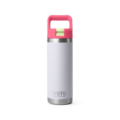 Yeti Rambler 18 oz. Water Bottle w/ Straw Lid Insulated Drinkware Yeti Mist/Pink/Grasshopper