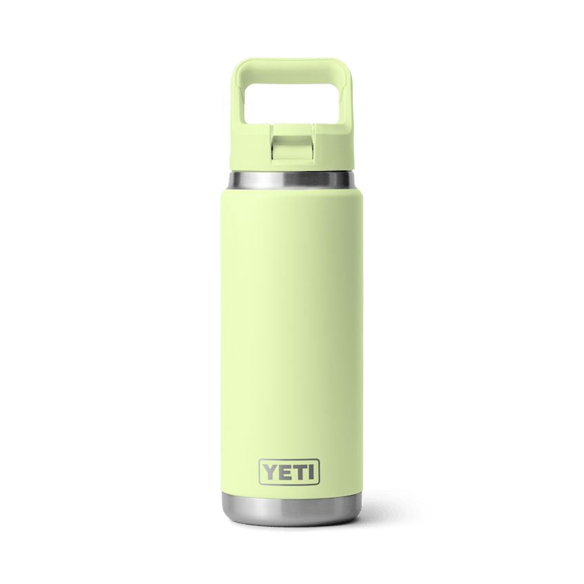 Yeti Rambler 26 oz. Water Bottle w/ Straw Lid Insulated Drinkware Yeti Grasshopper
