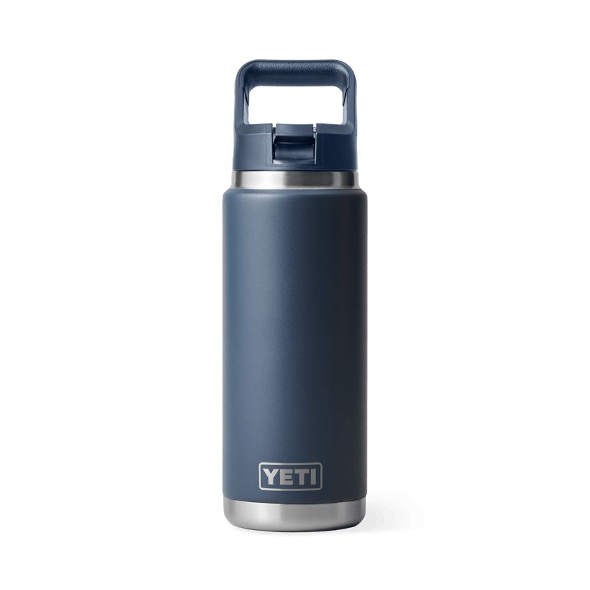 Yeti Rambler 26 oz. Water Bottle w/ Straw Lid Insulated Drinkware Yeti Navy 