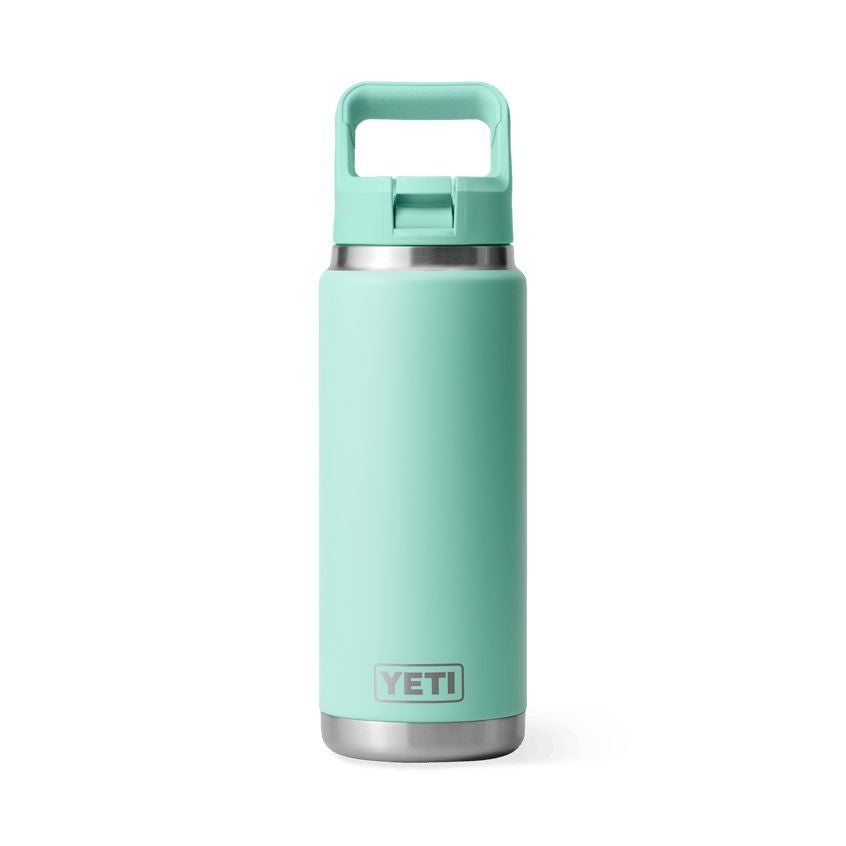 Yeti Rambler 26 oz. Water Bottle w/ Straw Lid Insulated Drinkware Yeti Seafoam
