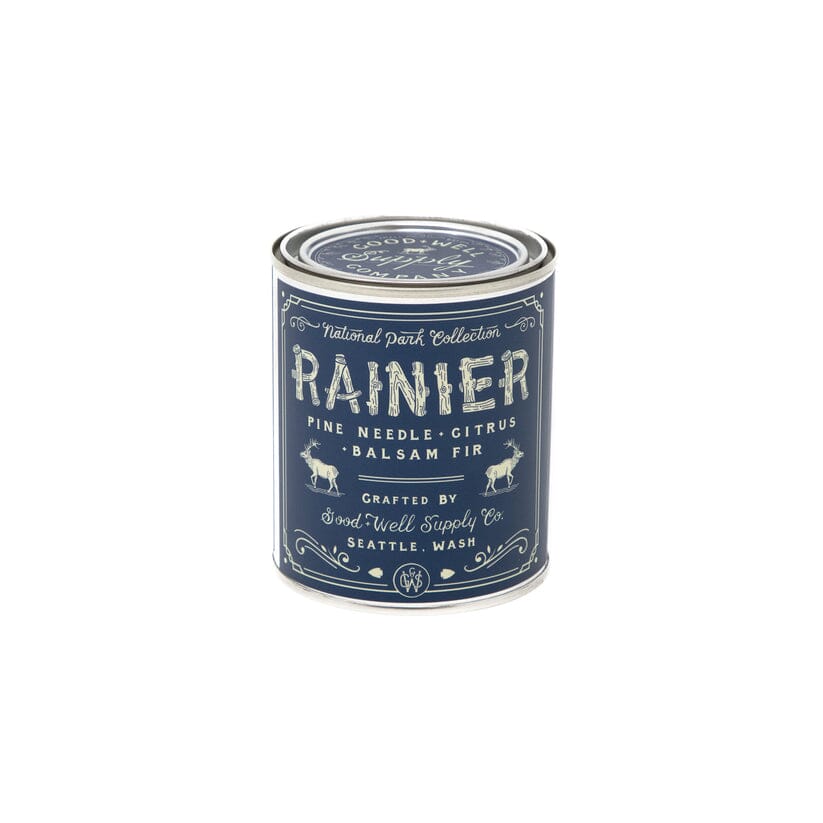 1/2 Pint National Parks Candle 8oz General Good & Well Supply Co. Rainier 8 oz