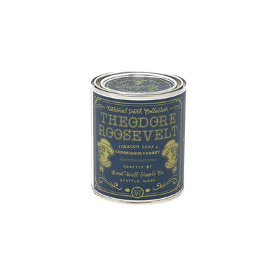 1/2 Pint National Parks Candle 8oz General Good & Well Supply Co. Theodore Roosevelt 8 oz