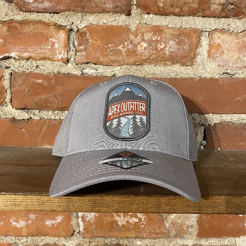 Apex Outfitter Logo Trucker Hat Inventory Pukka Light Grey Tri