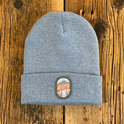 Apex Outfitter Oval Logo Beanie General Apex Outfitter & Board Co Baby Blue