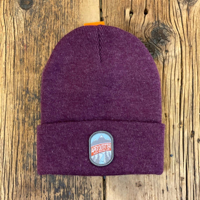 Apex Outfitter Oval Logo Beanie General Apex Outfitter & Board Co Grape