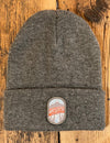 Apex Outfitter Oval Logo Beanie General Apex Outfitter & Board Co Light Gray
